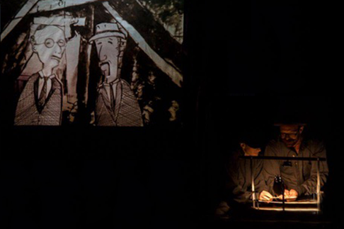 Yitz and Jak with Puppeteers